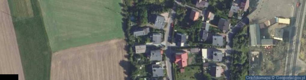 Zdjęcie satelitarne Brzeżańskiego, płk. ul.