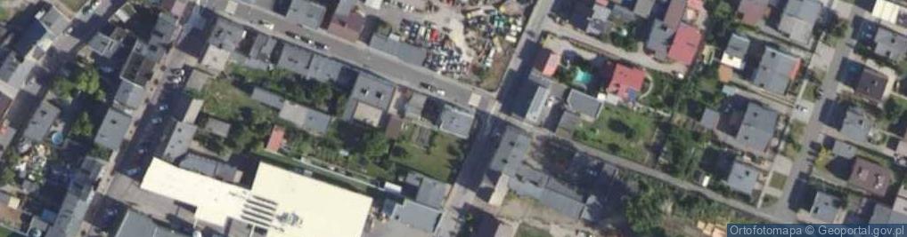 Zdjęcie satelitarne Brzezińskiego ul.
