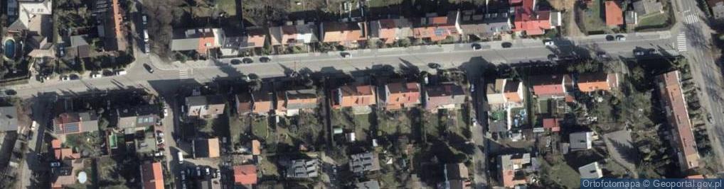 Zdjęcie satelitarne Braniborska ul.