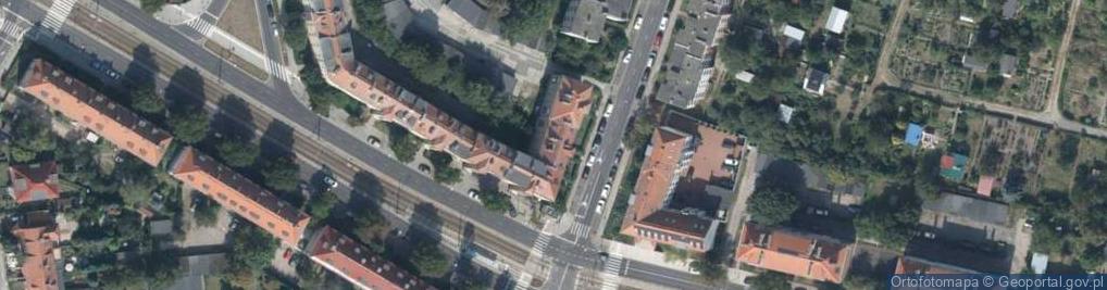 Zdjęcie satelitarne Brzozowskiego Stanisława ul.