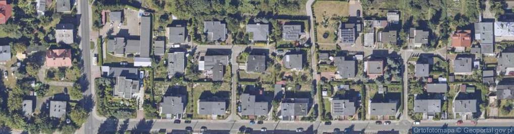 Zdjęcie satelitarne Brązowa ul.