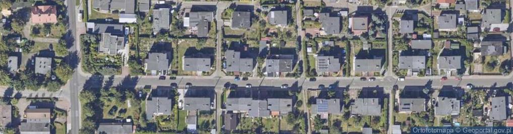Zdjęcie satelitarne Brązowa ul.