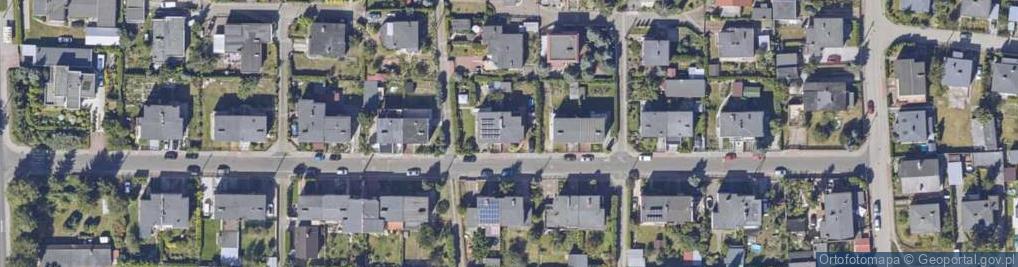 Zdjęcie satelitarne Brązowa ul.