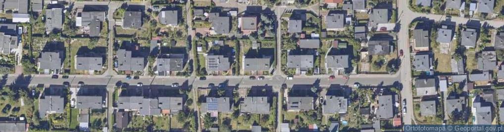 Zdjęcie satelitarne Brązowa ul.