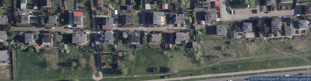 Zdjęcie satelitarne Brązowa ul.