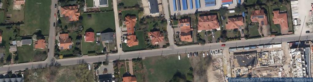 Zdjęcie satelitarne Brzeziny ul.