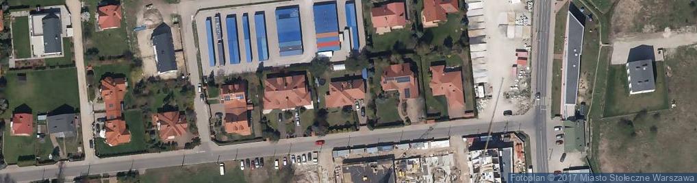 Zdjęcie satelitarne Brzeziny ul.