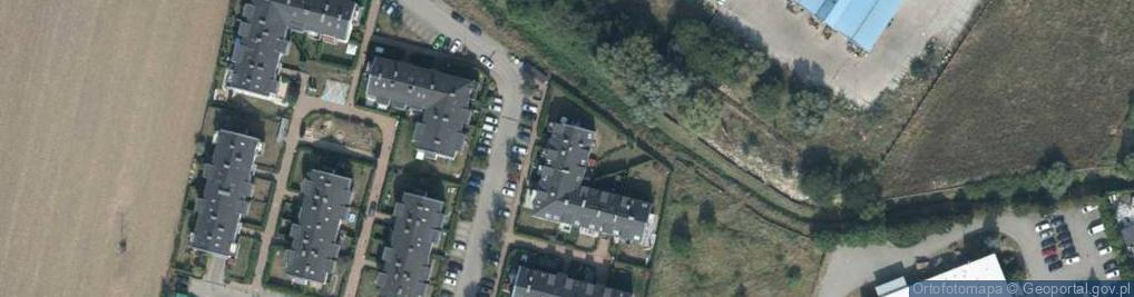 Zdjęcie satelitarne Brzeziny ul.