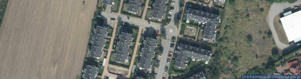 Zdjęcie satelitarne Brzeziny ul.
