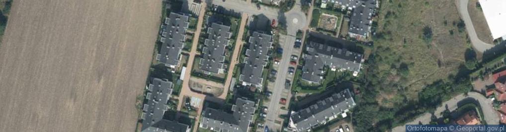 Zdjęcie satelitarne Brzeziny ul.