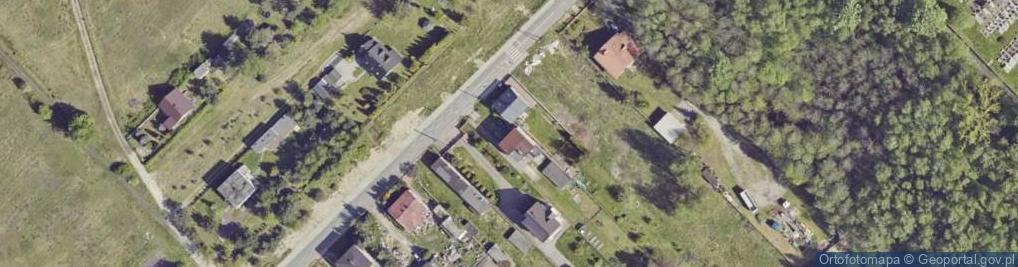 Zdjęcie satelitarne Brzeziny ul.