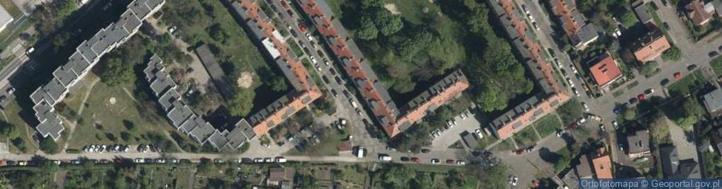 Zdjęcie satelitarne Brodzińskiego Kazimierza ul.