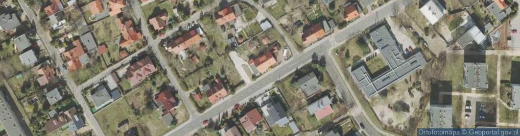 Zdjęcie satelitarne Braniborska ul.