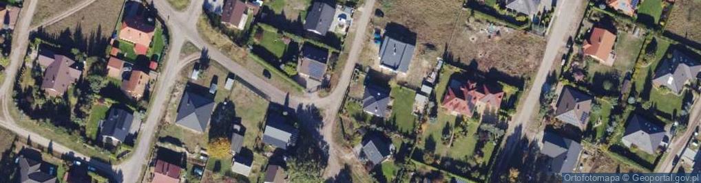 Zdjęcie satelitarne Brzoskwiniowa ul.