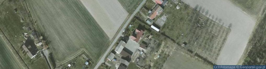 Zdjęcie satelitarne Budzów-Kolonia ul.