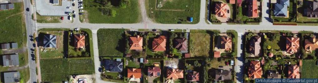 Zdjęcie satelitarne Bursztynowa ul.