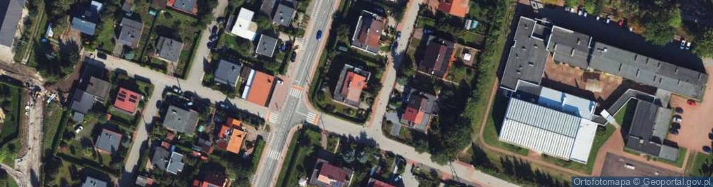 Zdjęcie satelitarne Bursztynowa ul.