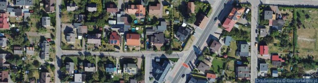 Zdjęcie satelitarne Bursztynowa ul.