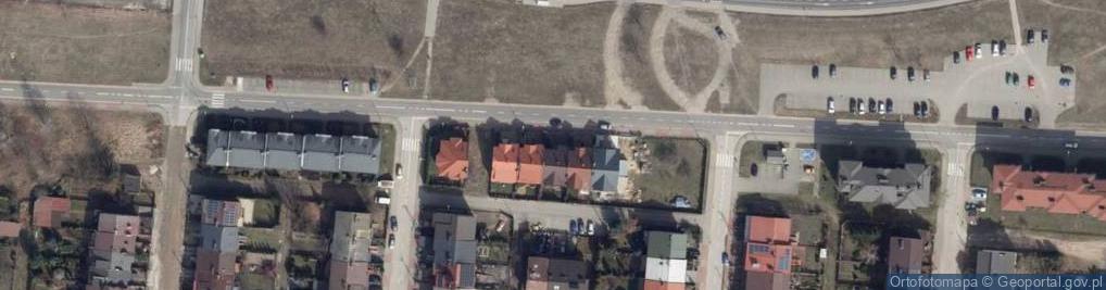 Zdjęcie satelitarne Bursztynowa ul.