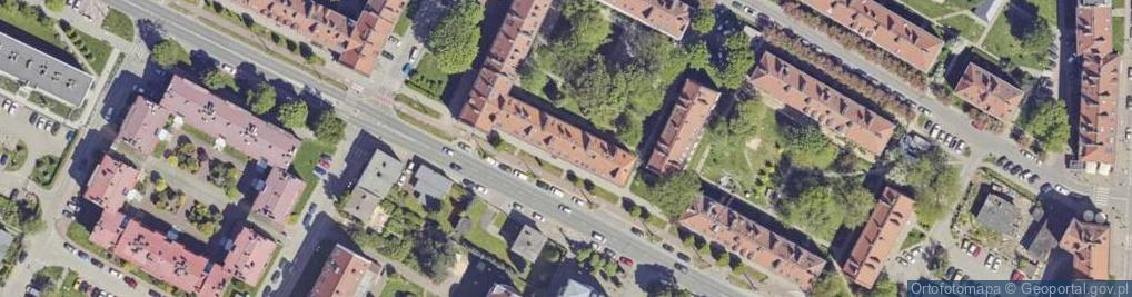 Zdjęcie satelitarne Budowlanych ul.