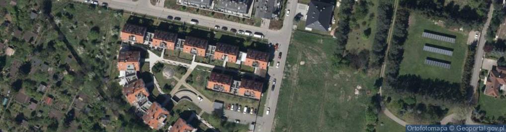 Zdjęcie satelitarne Bursztynowa ul.