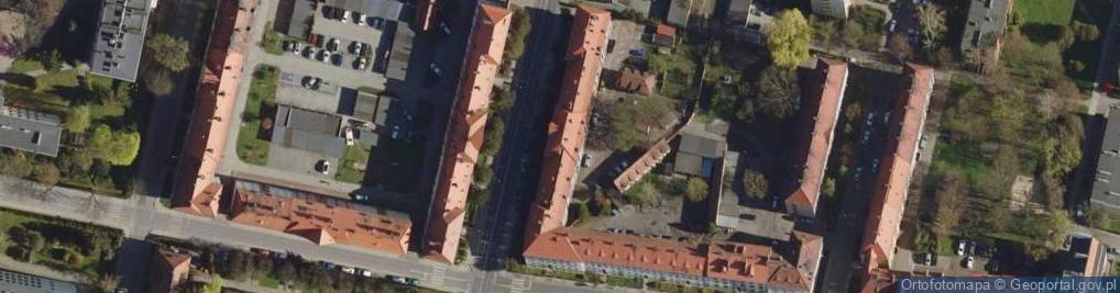 Zdjęcie satelitarne Byczyńska ul.
