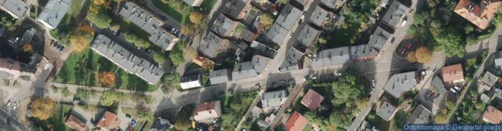 Zdjęcie satelitarne Bytomskich Strzelców ul.