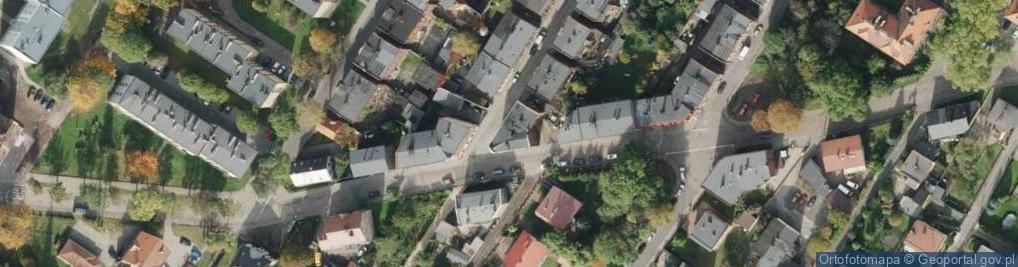 Zdjęcie satelitarne Bytomskich Strzelców ul.