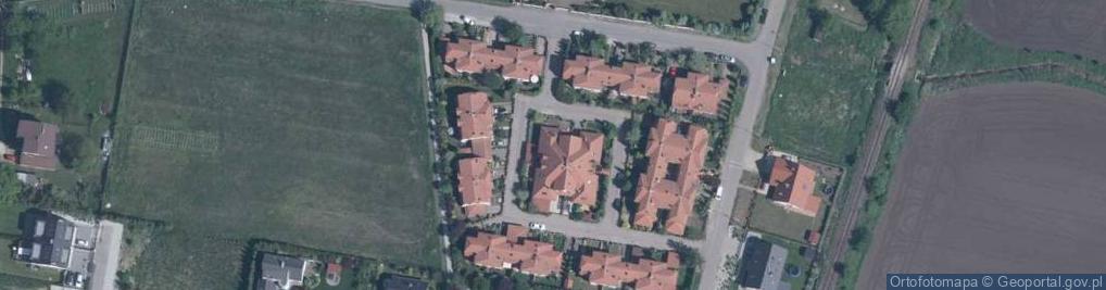 Zdjęcie satelitarne Bzowa ul.