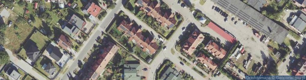 Zdjęcie satelitarne Bzów ul.