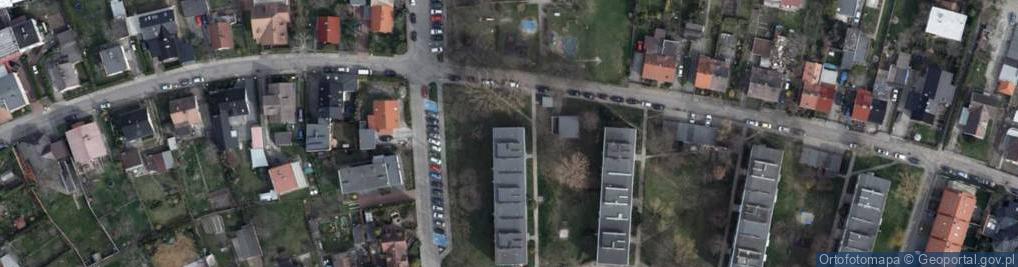 Zdjęcie satelitarne Bzów ul.