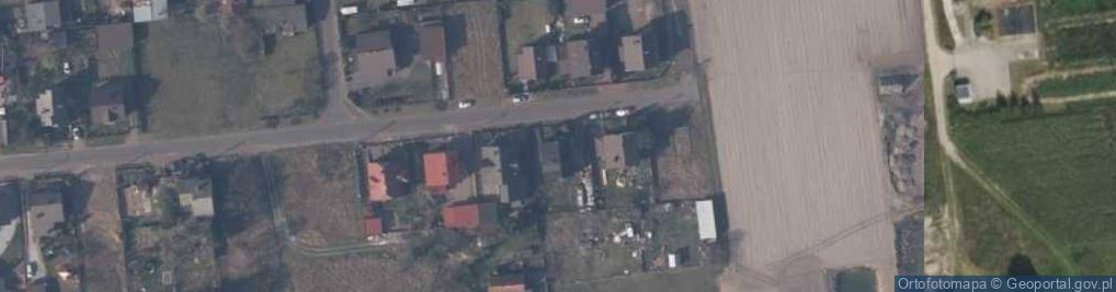 Zdjęcie satelitarne Ceków-Kolonia ul.