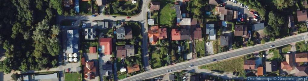 Zdjęcie satelitarne Cechowa ul.