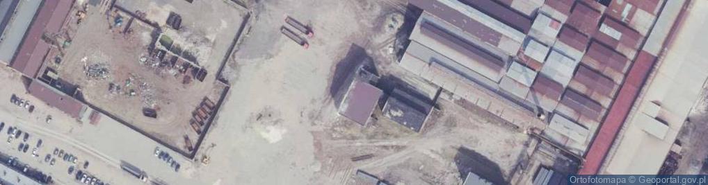 Zdjęcie satelitarne Centralnego Okręgu Przemysłowego ul.