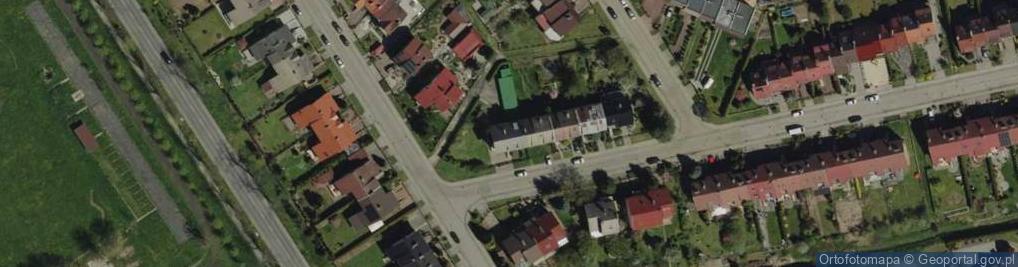 Zdjęcie satelitarne Chorążych ul.