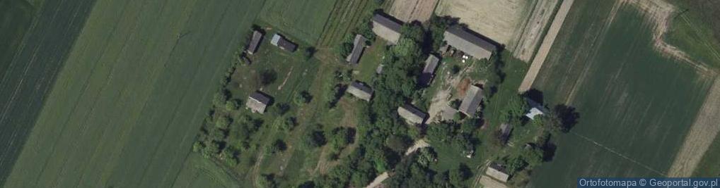 Zdjęcie satelitarne Chłaniów-Kolonia ul.