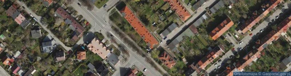 Zdjęcie satelitarne Chrzanowskiego Bernarda ul.