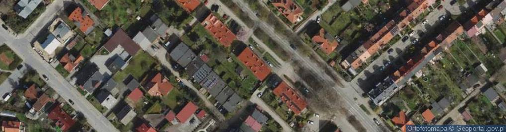 Zdjęcie satelitarne Chrzanowskiego Bernarda ul.