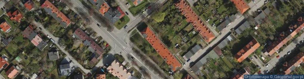 Zdjęcie satelitarne Chrzanowskiego Bernarda ul.
