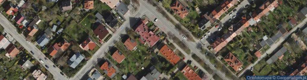 Zdjęcie satelitarne Chrzanowskiego Bernarda ul.