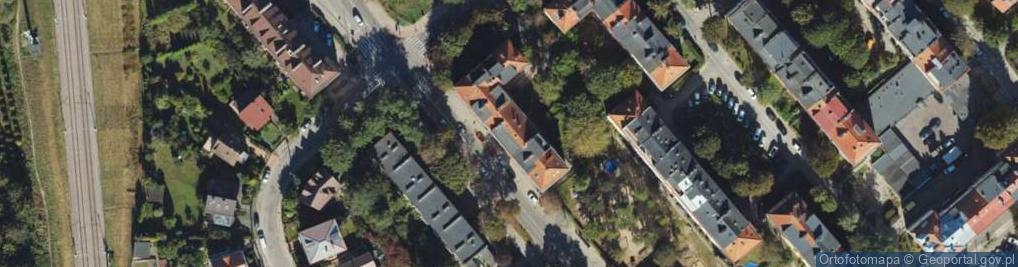Zdjęcie satelitarne Chrzanowskiego Bernarda ul.