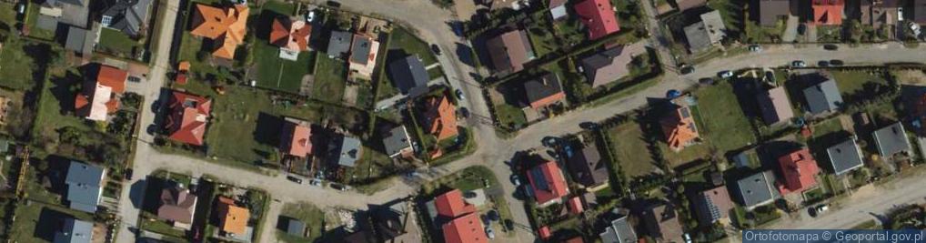 Zdjęcie satelitarne Chryzantemowa ul.