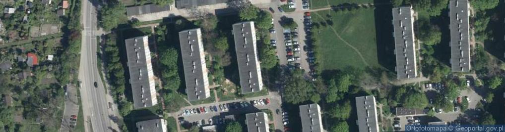 Zdjęcie satelitarne Chabrów ul.