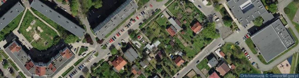 Zdjęcie satelitarne Chorwacka ul.