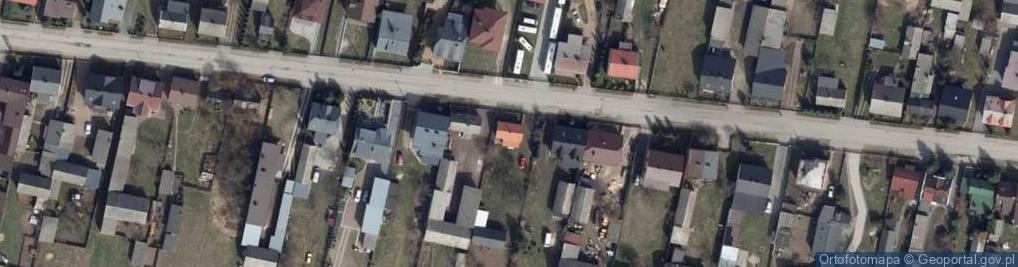 Zdjęcie satelitarne Ciebłowice Duże ul.