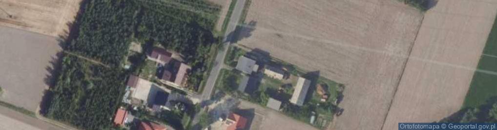 Zdjęcie satelitarne Cienin Zaborny-Parcele ul.