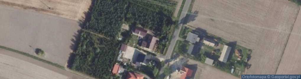 Zdjęcie satelitarne Cienin Zaborny-Parcele ul.