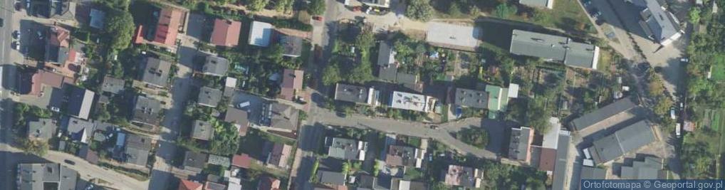 Zdjęcie satelitarne Cichy Zaułek ul.