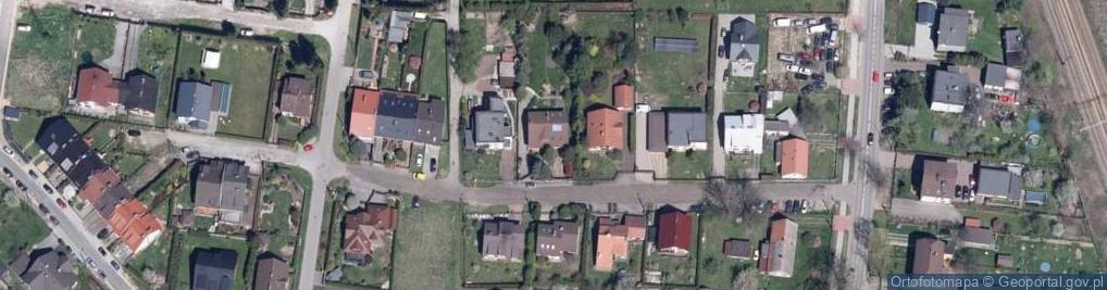Zdjęcie satelitarne Cichego Maksymiliana, dr. ul.