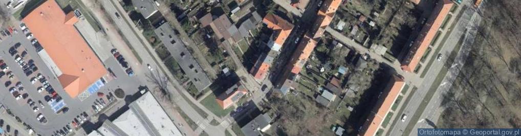 Zdjęcie satelitarne Cienista ul.